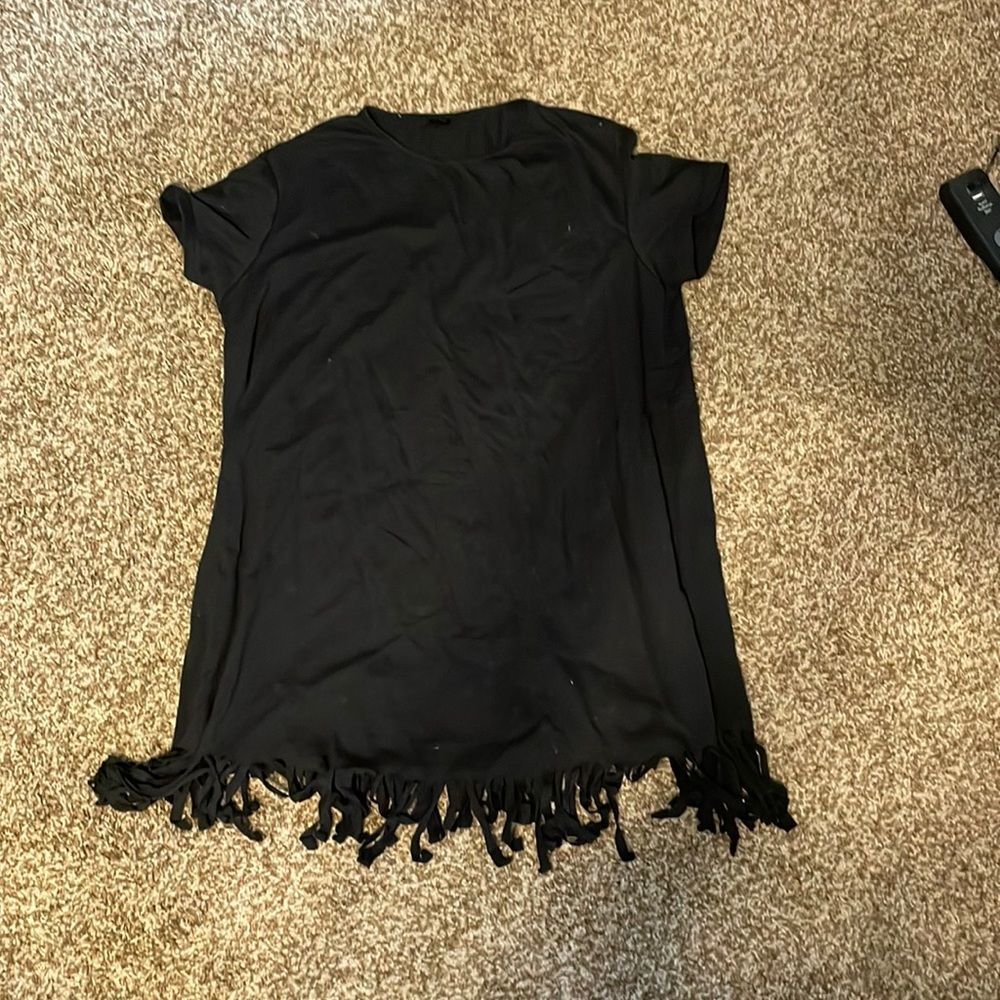 Shein Black Tshirt Dress